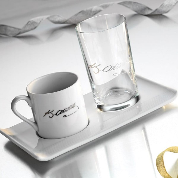 Ataturk Turkish Coffee Serving Set for One