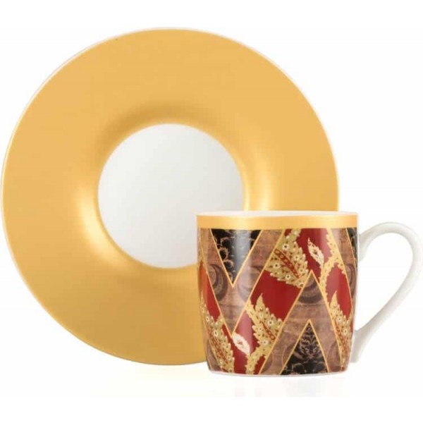 Golden Kaftan Turkish Coffee Set for 2