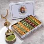 Assorted Baklava in Metal Box, Hafiz Mustafa, 1.75kg - 3.86lbs