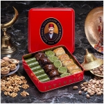 Hafiz Mustafa Assorted Baklava in Metal Box – 1000g (2.20lbs)