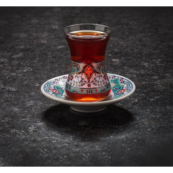 Buy Turkish Tea Set for 6 Grand Bazaar Istanbul Online Shopping
