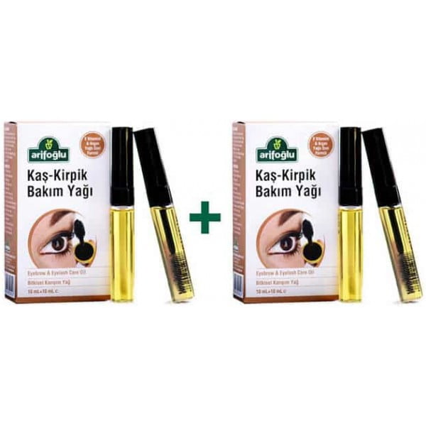 Eyebrow & Eyelash Care Oil, Arifoglu, 2 Boxes, 2 x (20ml - 0.68floz)