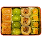 Assorted Pistachio and Walnut Baklava Box-1, Hafiz Mustafa