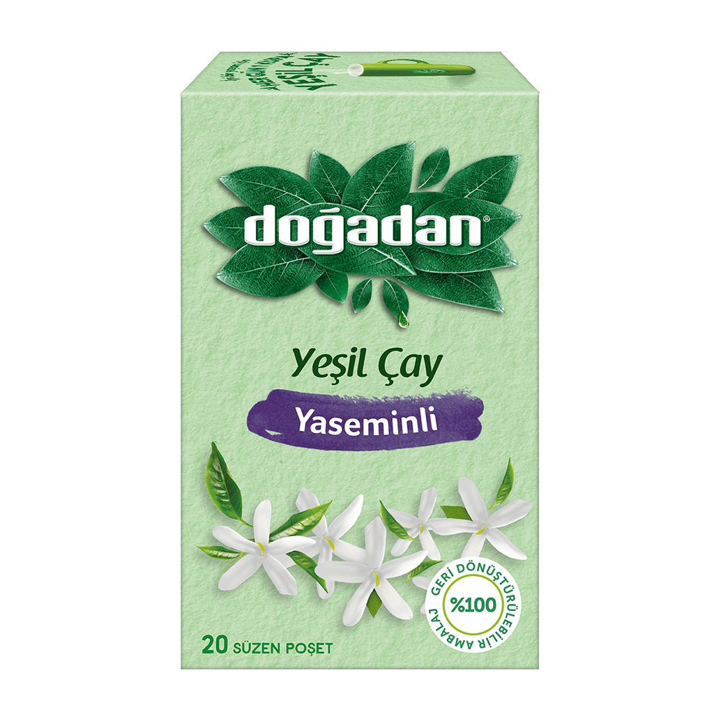 Green Tea with Jasmine Dogadan 20 Bags Turkish green tea with jasmine aroma