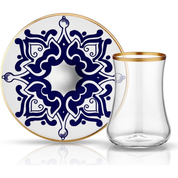 Dervish Tea Set for 6 Karanfil