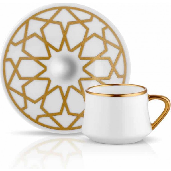 Sufi Turkish Coffee Set for 6 Star