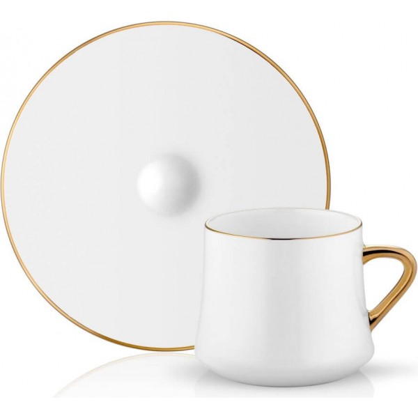 Sufi Gold Boldered Tea Set for 6