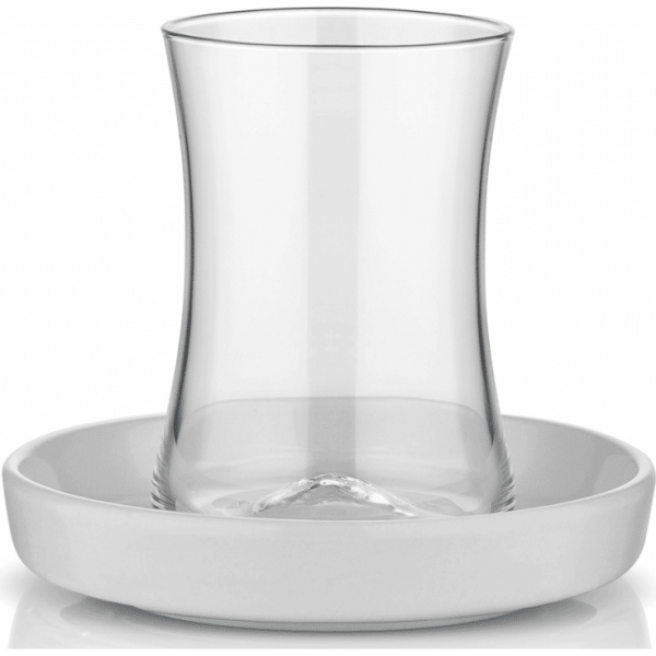 Istanbul Tiryaki Tea Set for 6 White