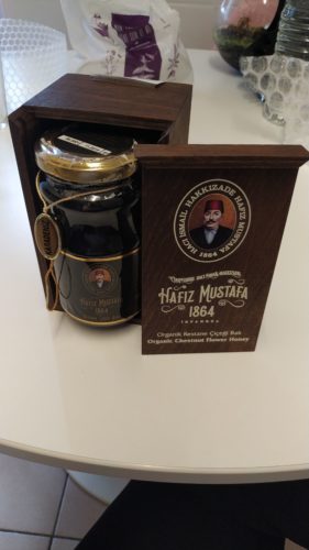 Click to view full screen Organic Chestnut Flower Honey, Hafiz Mustafa, 500g - 18 floz photo review