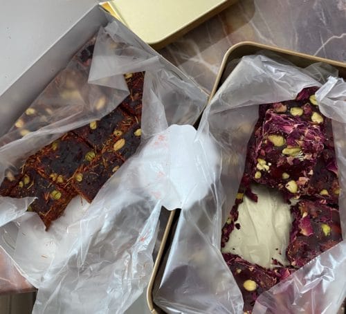 Saffron Covered Turkish Delight photo review