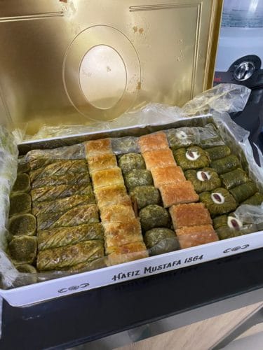 Assorted Baklava in Metal Box, 2kg - 4.41lbs photo review