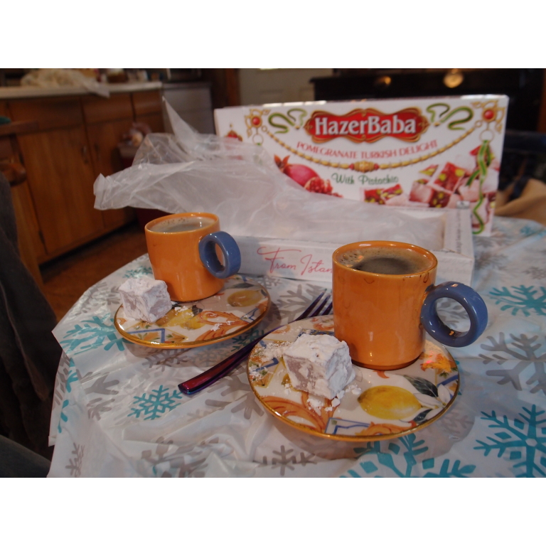 Pomegranate Turkish Delight with Pistachio, Hazer Baba, 350g-13oz photo review