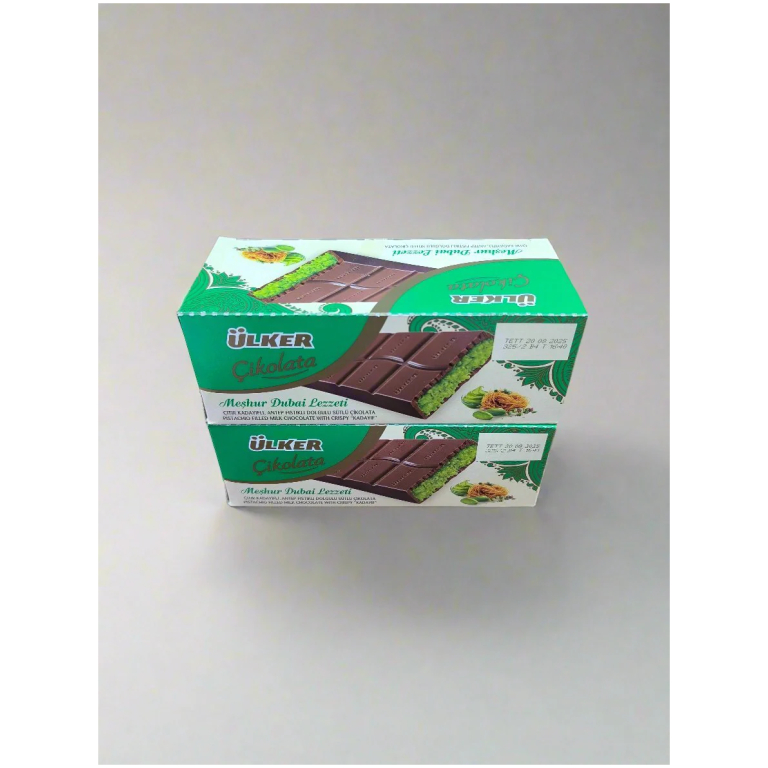 Ulker Dubai Chocolate with Pistachio Cream & Kataifi Filling photo review