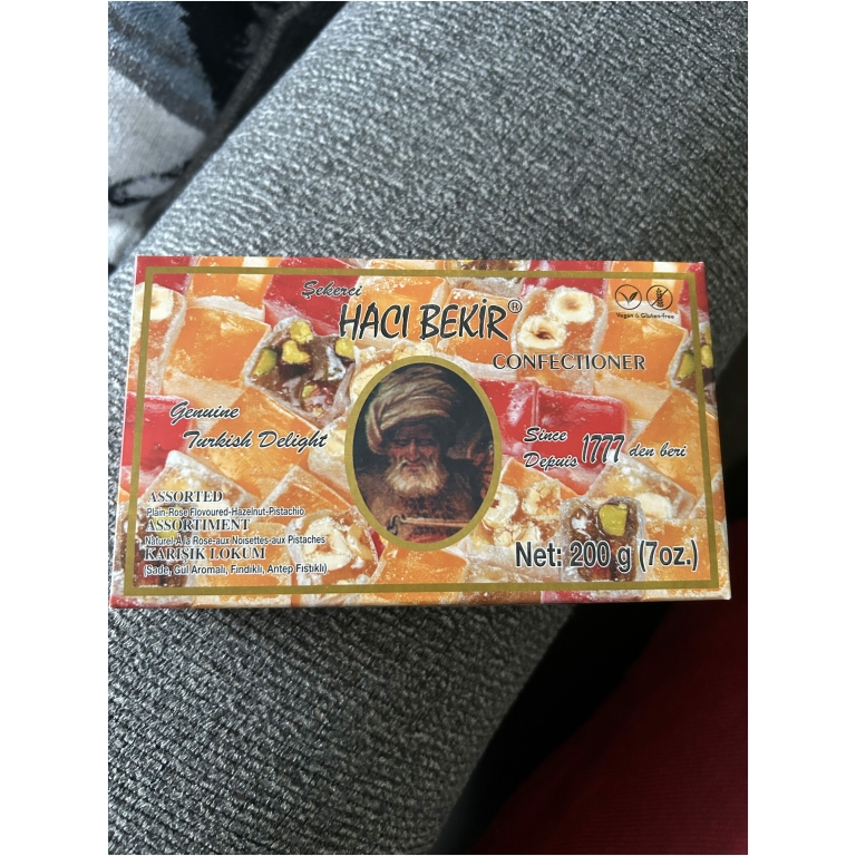 Assorted Turkish Delight with Nuts, Haci Bekir, 200g photo review