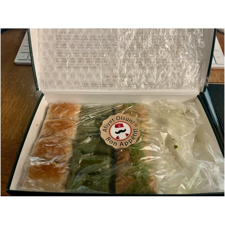 Assorted Baklava Box, Karakoy Gulluoglu photo review