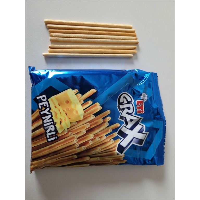 Click to view full screen Crax Cheese Stick Crackers, Eti, 60g - 2.12oz photo review