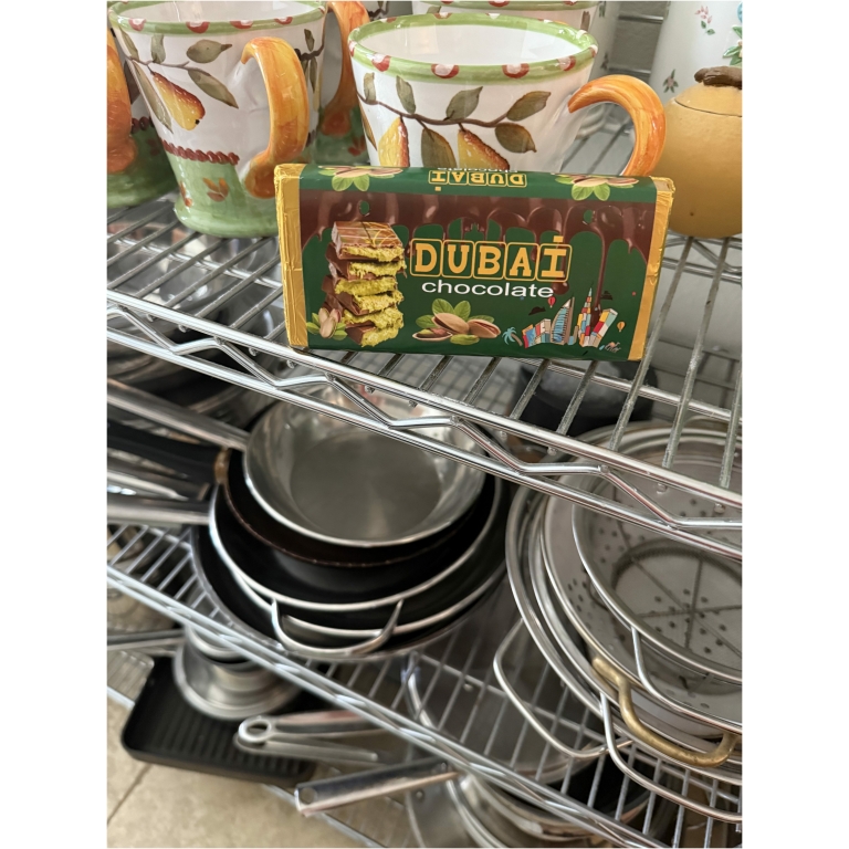 Handmade Dubai Chocolate with Pistachio Cream & Kunafa Filling - Mercan, 200g (7.05oz) photo review