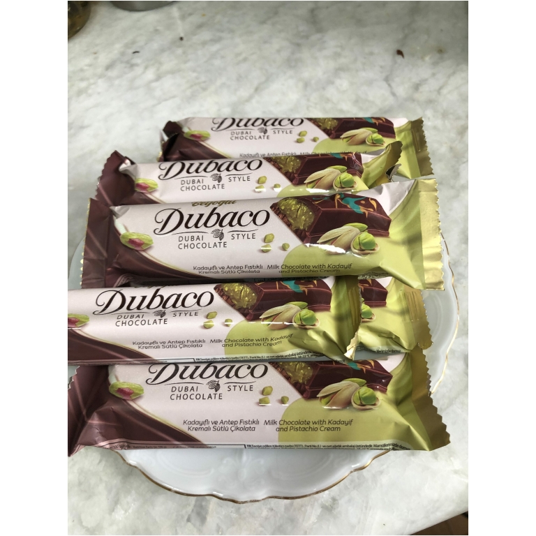 Dubaco Dubai Chocolate Bar with Pistachio Cream & Kadayif Filling, 35g (1.23oz) photo review