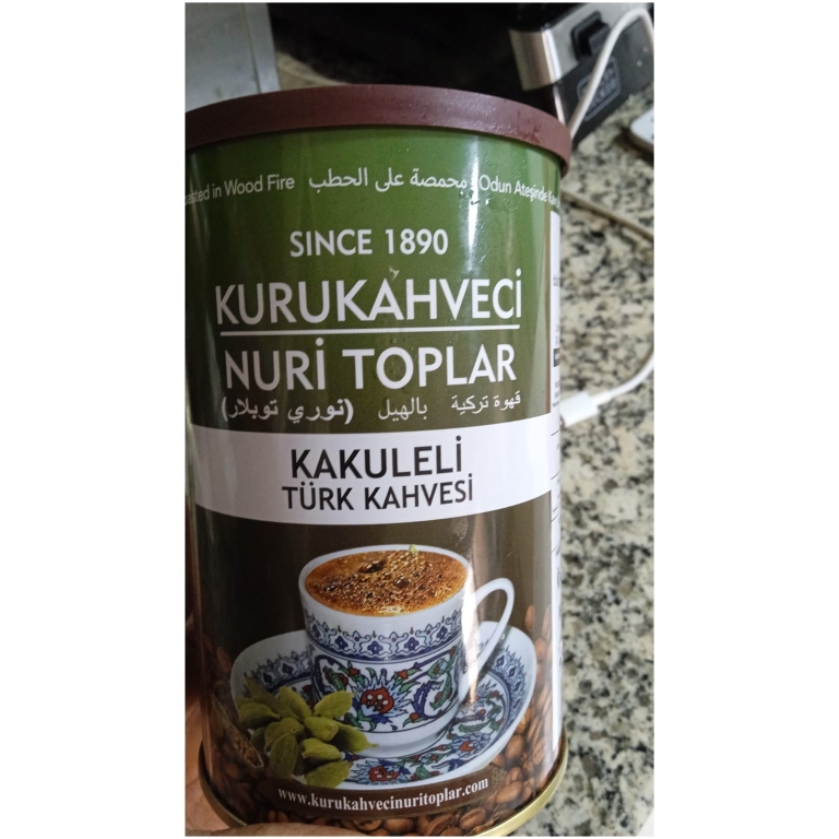 Click to view full screen Turkish Coffee with Cardamom, Nuri Toplar 250g (9oz) photo review