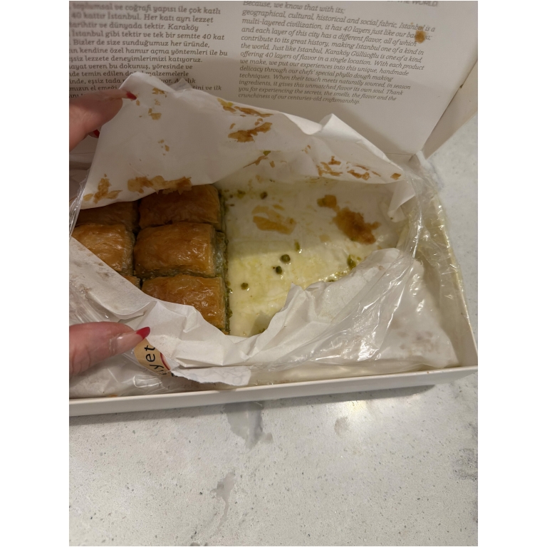 Click to view full screen Sugar Free Baklava with Pistachio photo review