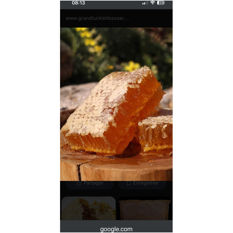 Click to view full screen Organic Wildflowers Comb Honey, Karakovan, 250g- 8.12oz photo review