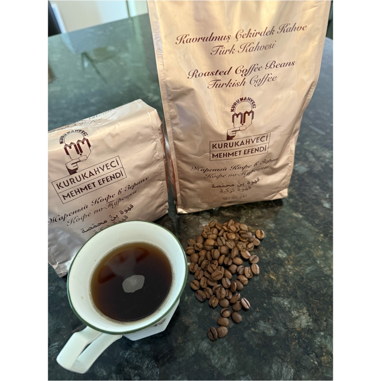 Click to view full screen Roasted Turkish Coffee Beans, Kurukahveci Mehmet Efendi, 500g - 17.64oz photo review