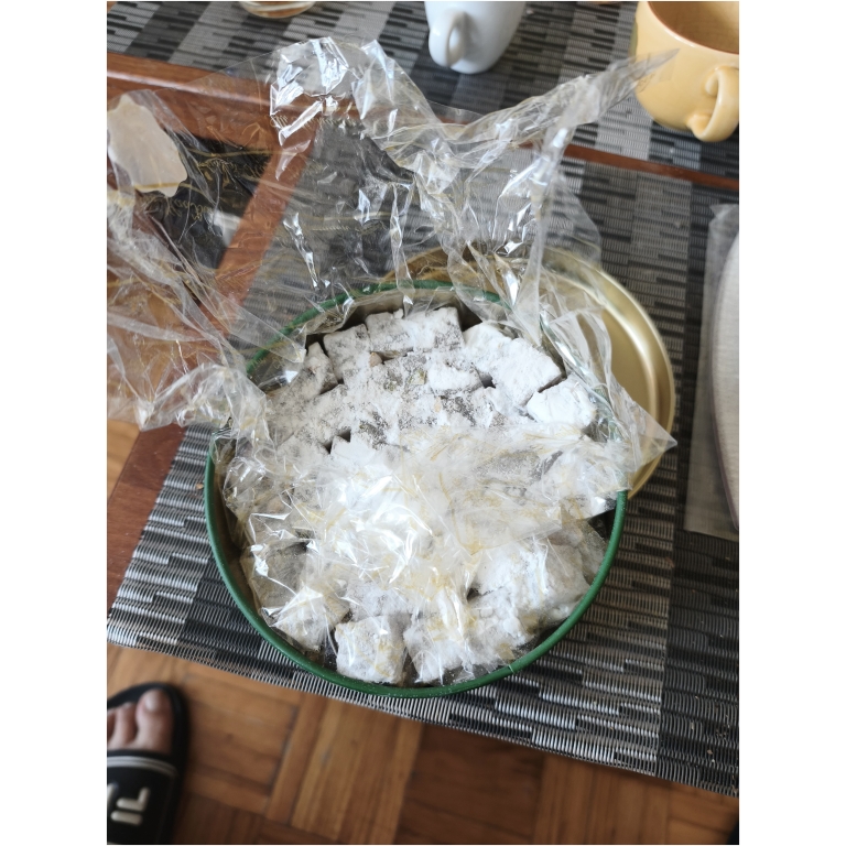 Click to view full screen Turkish Delight with Extra Pistachio, Haci Bekir, 500g - 17.64oz photo review