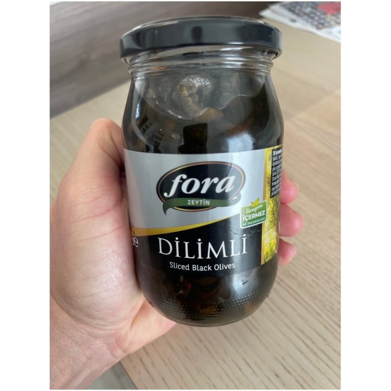 Click to view full screen Sliced Black Olives, Fora, 160g - 5.64oz photo review
