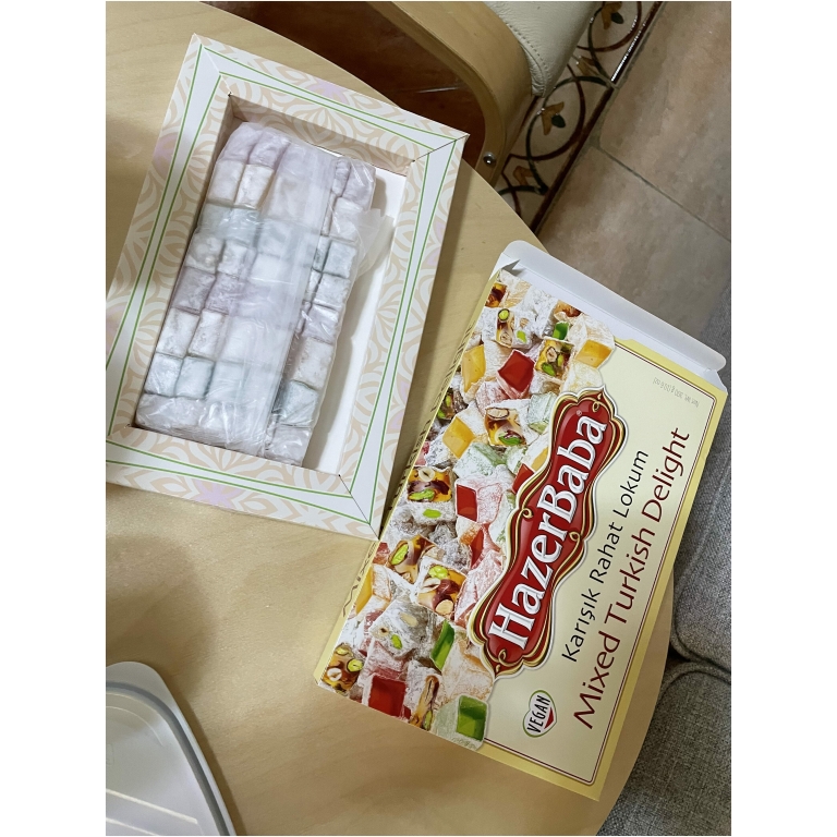 Click to view full screen Mixed Turkish Delight, Hazer Baba, 350g - 12.35oz photo review