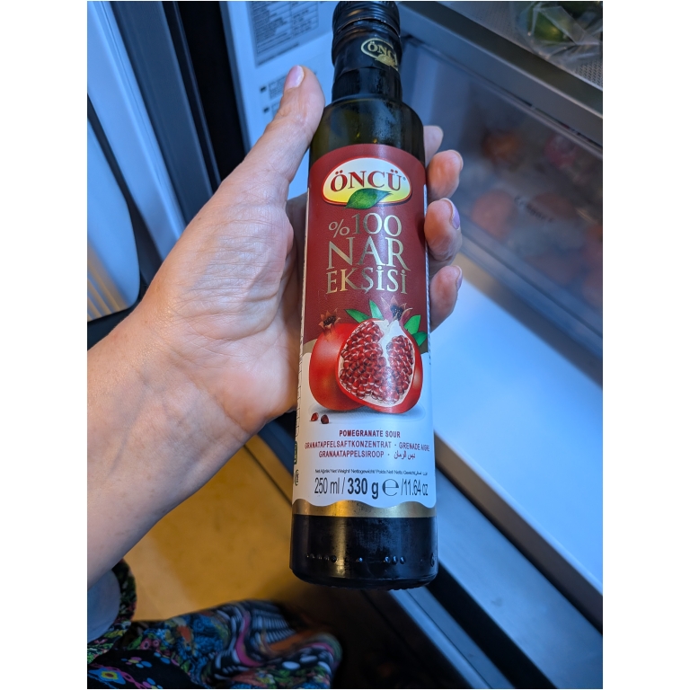 Click to view full screen Turkish Pomegranate Sour Sauce, 100% Nar Eksisi, 250ml - 8.45oz photo review